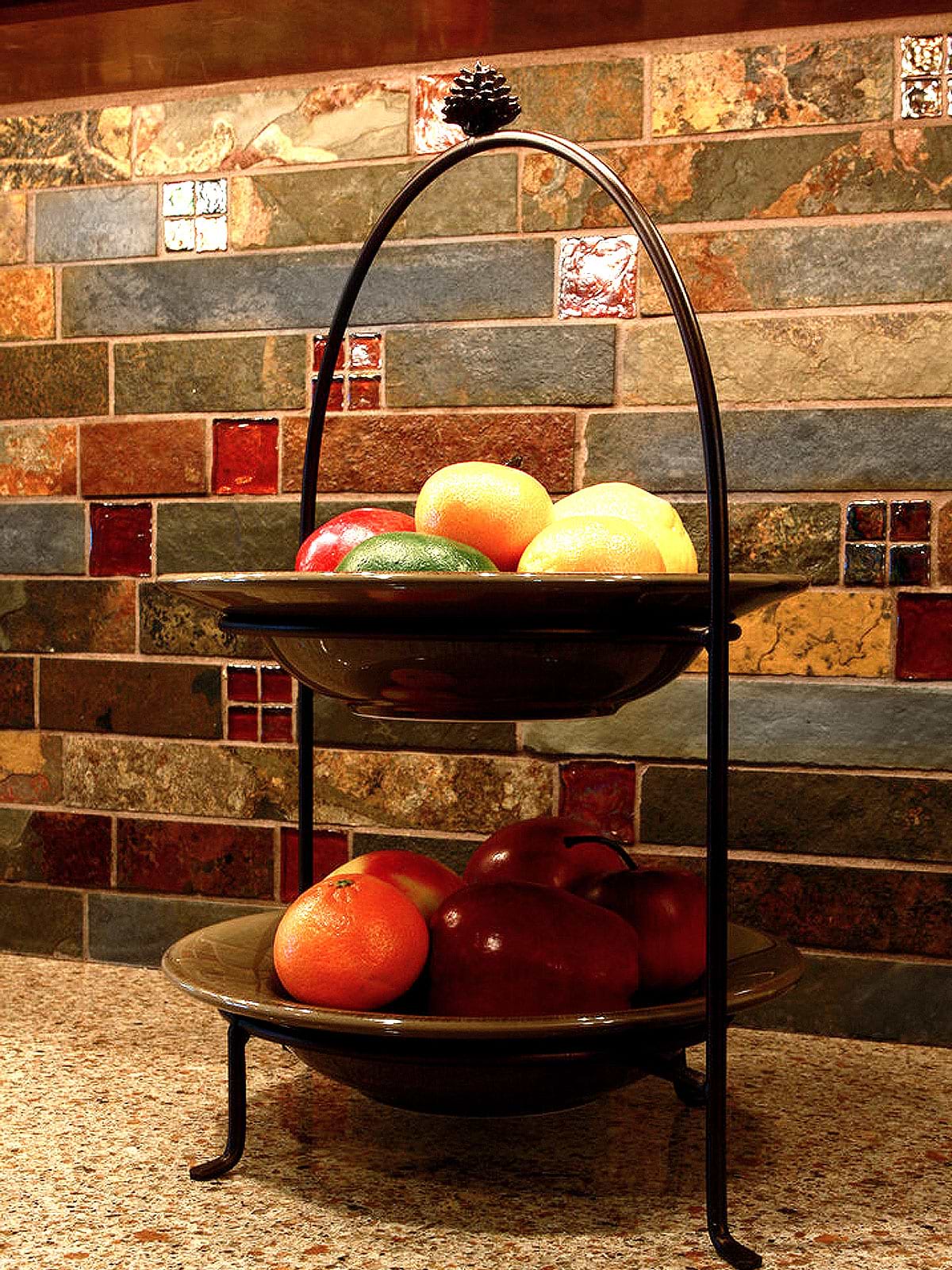 Slate Iridescent Burgundy Glass Mosaic Tile BA1026