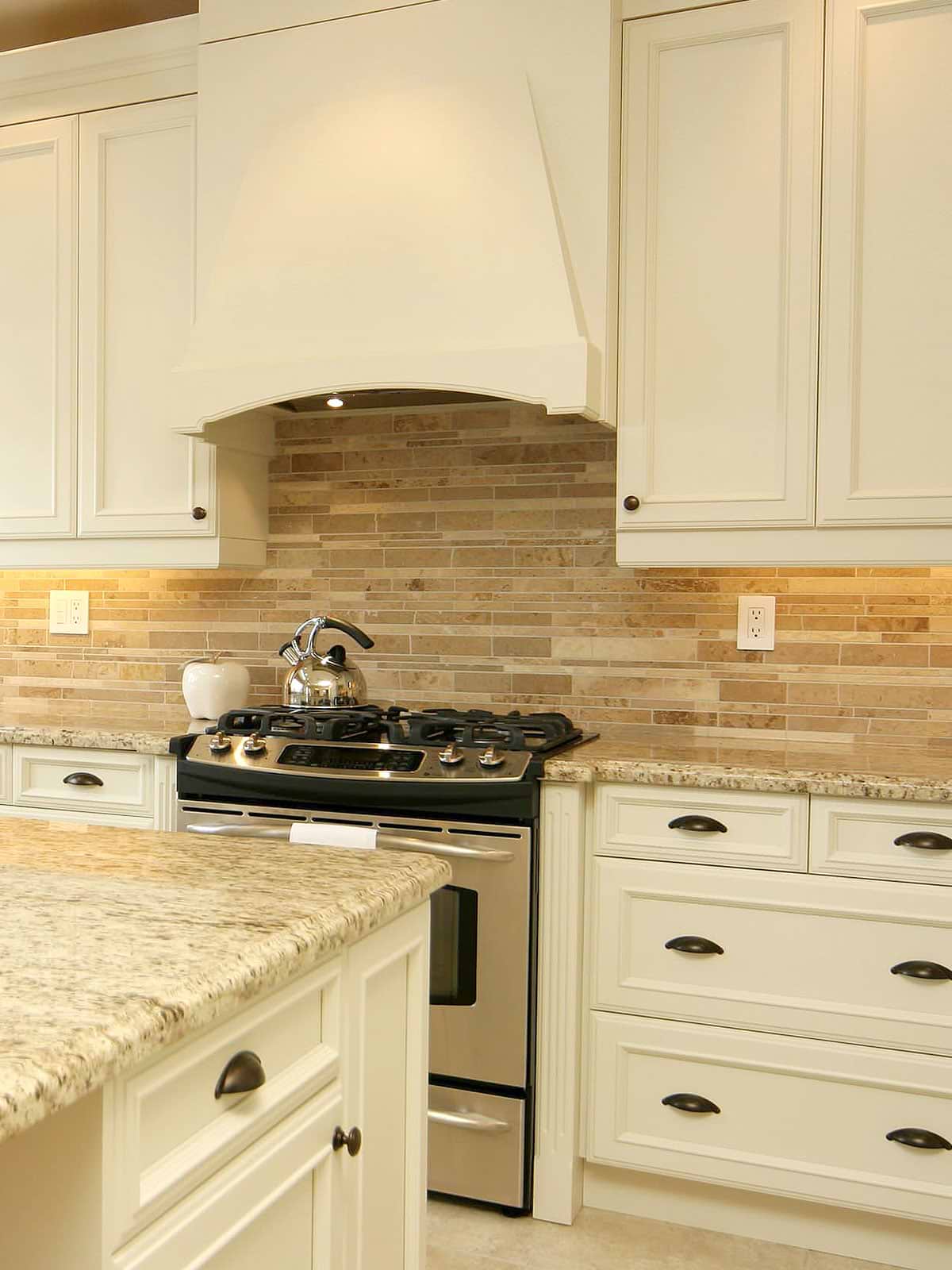 Travertine Backsplash Subway Kitchen Design Projects
