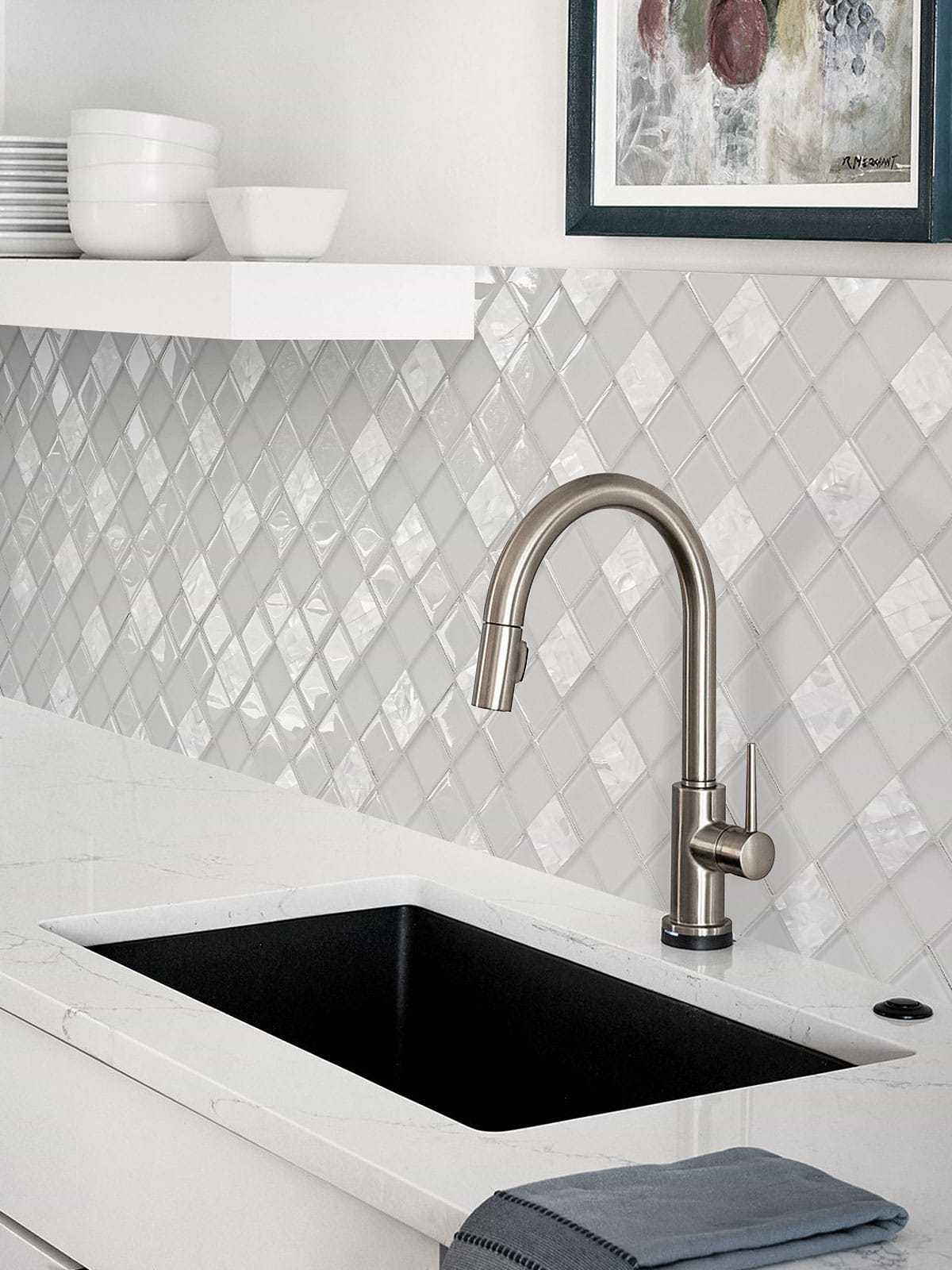 Mother of Pearl Kitchen tile
