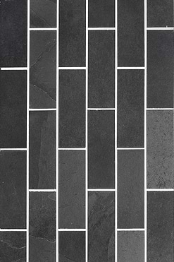 Black Gray Slate Subway Backsplash Tile BA1070 6