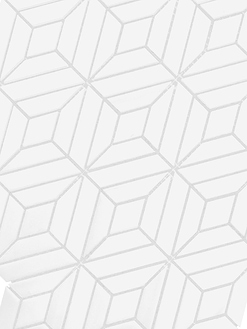 White Modern Marble Backsplash Mosaic Tile BA6307 5