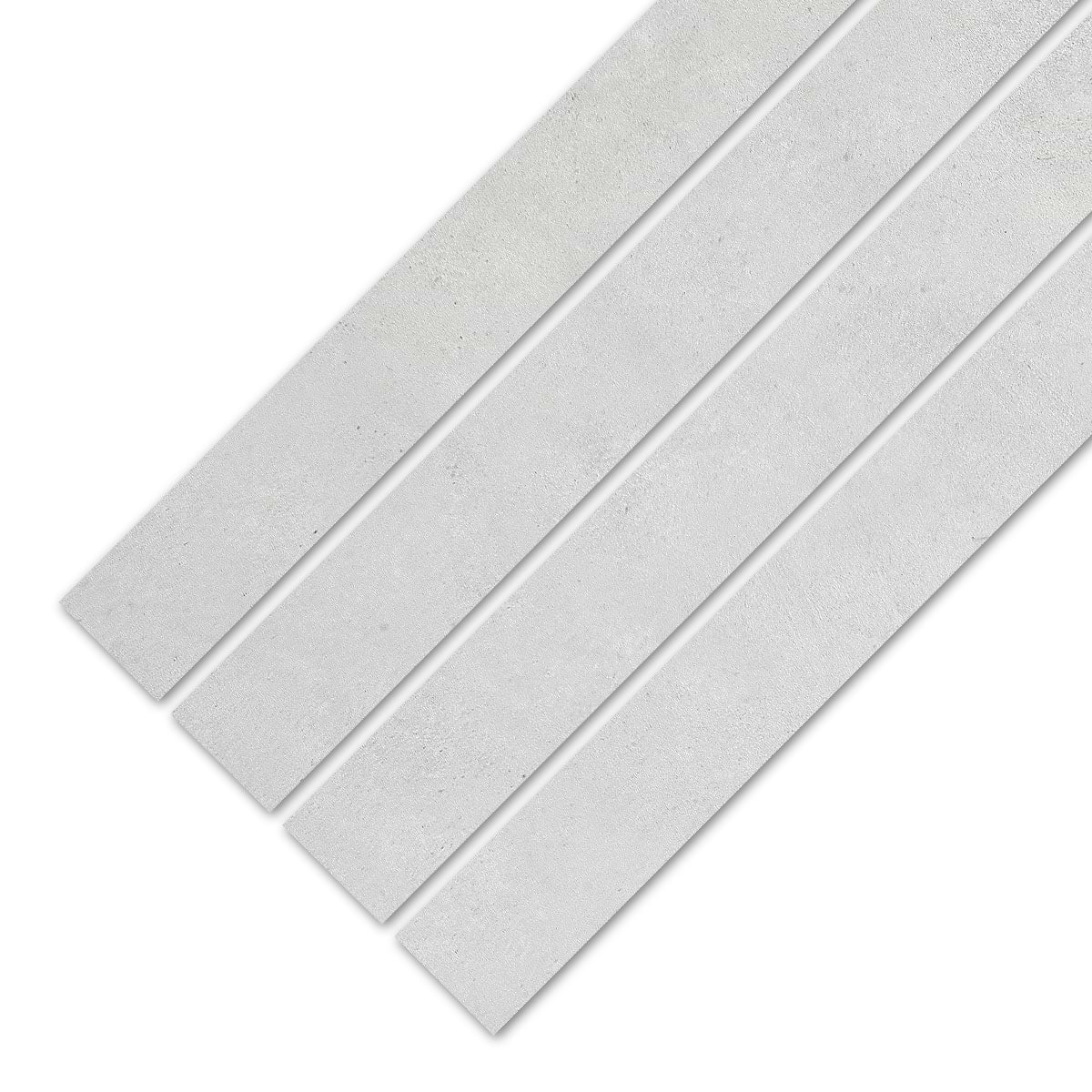 Modern Long Light Gray Porcalein Mosaic Tile Item BA4502