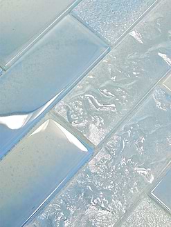 Cloud Blue Textured Glass Subway Tile BA5560 6