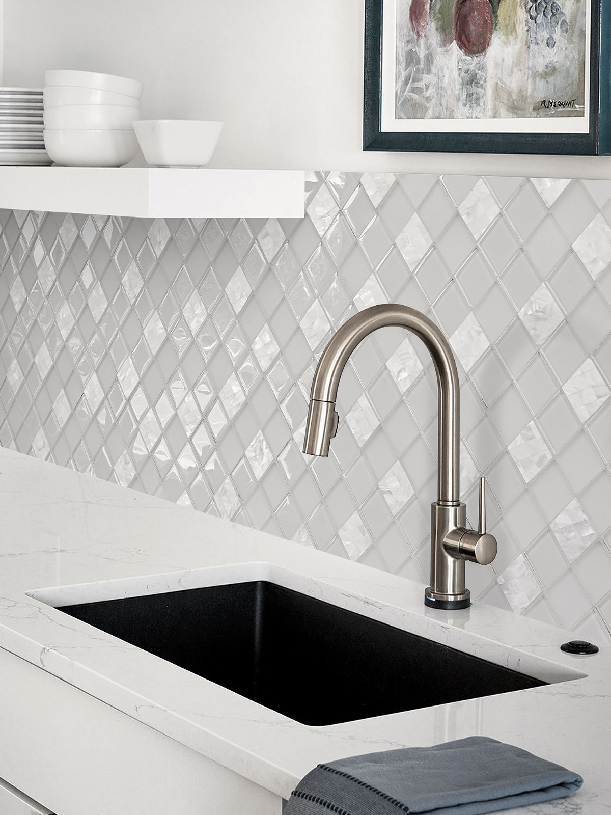 Mother of Pearl Kitchen tile Mother of Pearl Kitchen tile