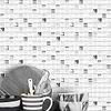 White Gray Glass Metal Kitchen Backsplash Cabinet Silestone Countertop BA1183