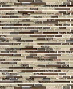 Beige Brown Crackle Glass Kitchen Backsplash Tile