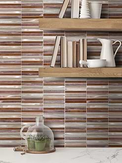 BA1116 Self adhesive metal backsplash tiles