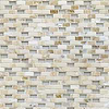 BA1162 Beige Travertine Shell Mosaic Backsplash Tile