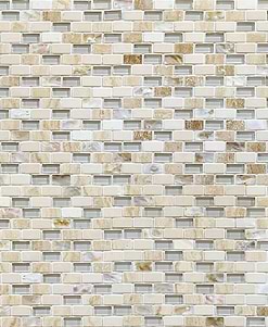 BA1162 Beige Travertine Shell Mosaic Backsplash Tile