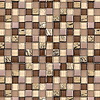 Brown Beige Gold Glass Kitchen Backsplash Tile BA1142