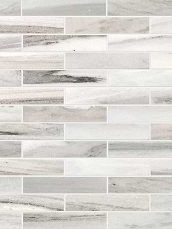 BA1034 Modern subway white gray brown marble mosaic backsplash tile