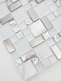 BA1138 Glass Metyal Backsplash Tile 1