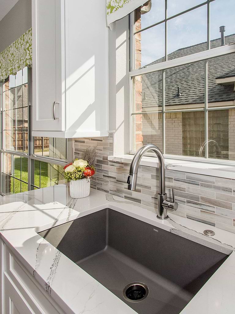 Modern White Gray Subway Marble Backsplash Tile