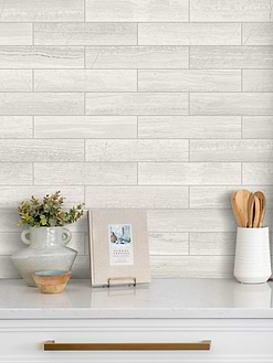 Gray Modern Subway Backsplash Tile BA2007 2