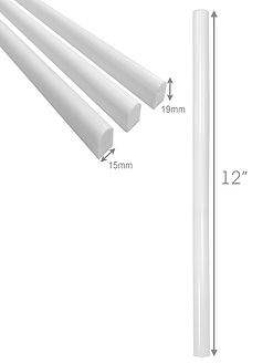 white bullnose edge