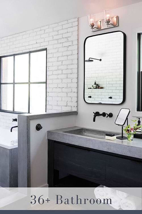 concrete vanity ideas contemporary design