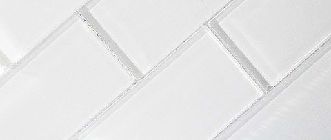 glass backsplash
