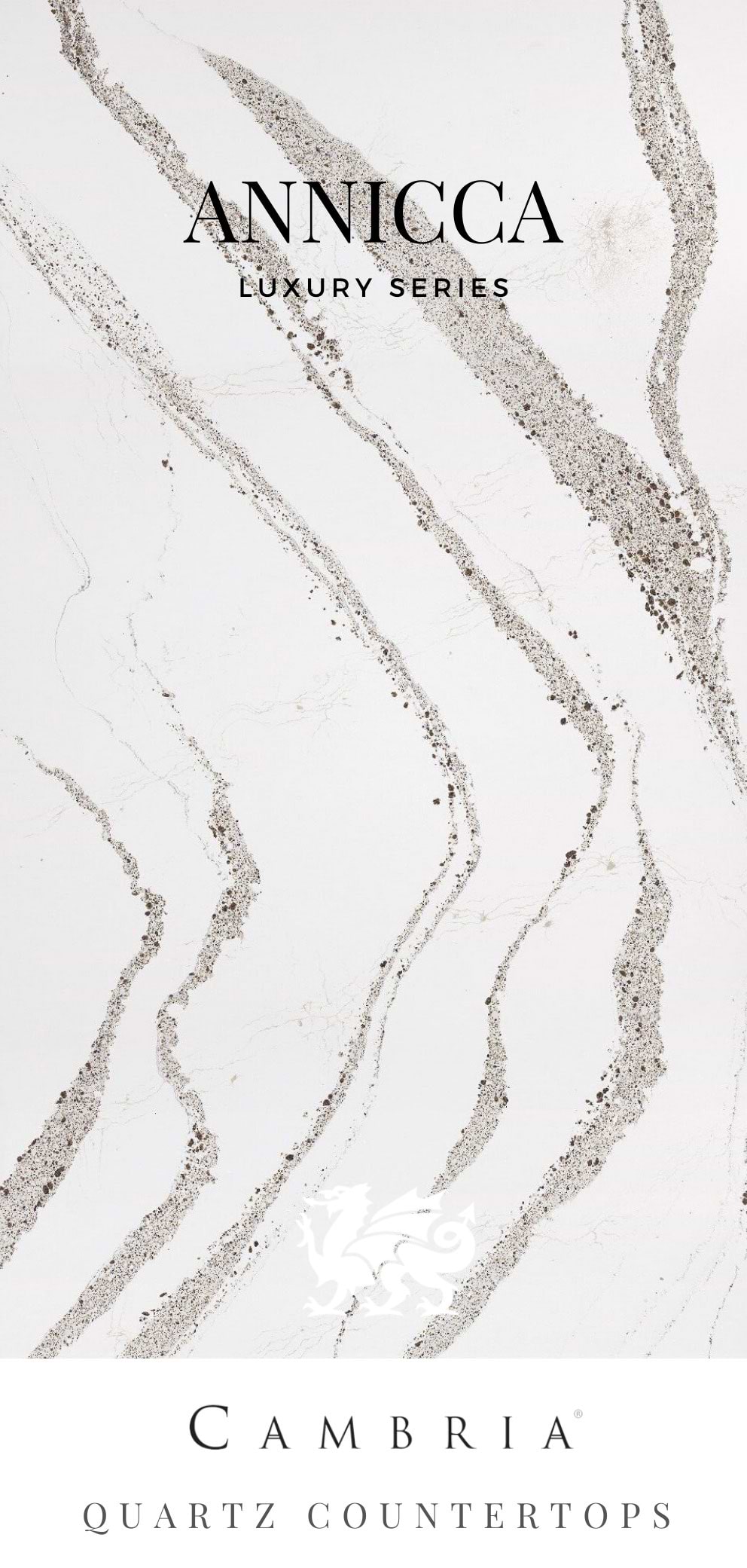 Cambria Quartz Countertop Color Annicca #cambria #cambriacolor #cambriacolors #cambriacountertop #cambriakitchen #cambriacolors #cambriacountertop #cambriaidea #quartzcountertop #quartzcolors