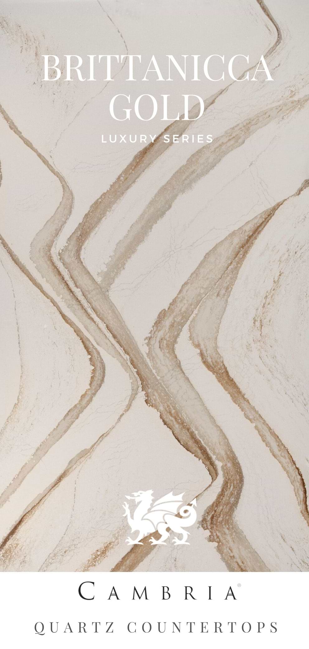 Cambria Quartz Countertop Color Brittanicca Gold #cambria #cambriacolor #cambriacolors #cambriacountertop #cambriakitchen #cambriacolors #cambriacountertop #cambriaidea #quartzcountertop #quartzcolors