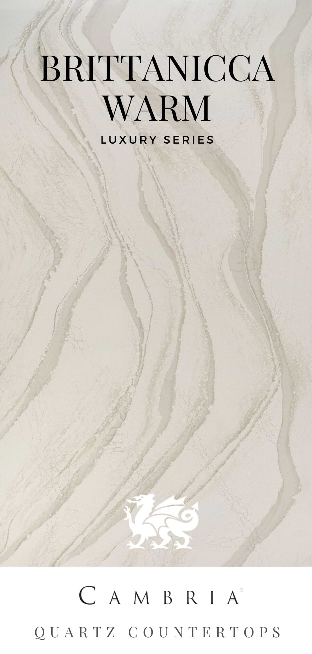 Cambria Quartz Countertop Color Brittanicca Warm #cambria #cambriacolor #cambriacolors #cambriacountertop #cambriakitchen #cambriacolors #cambriacountertop #cambriaidea #quartzcountertop #quartzcolors