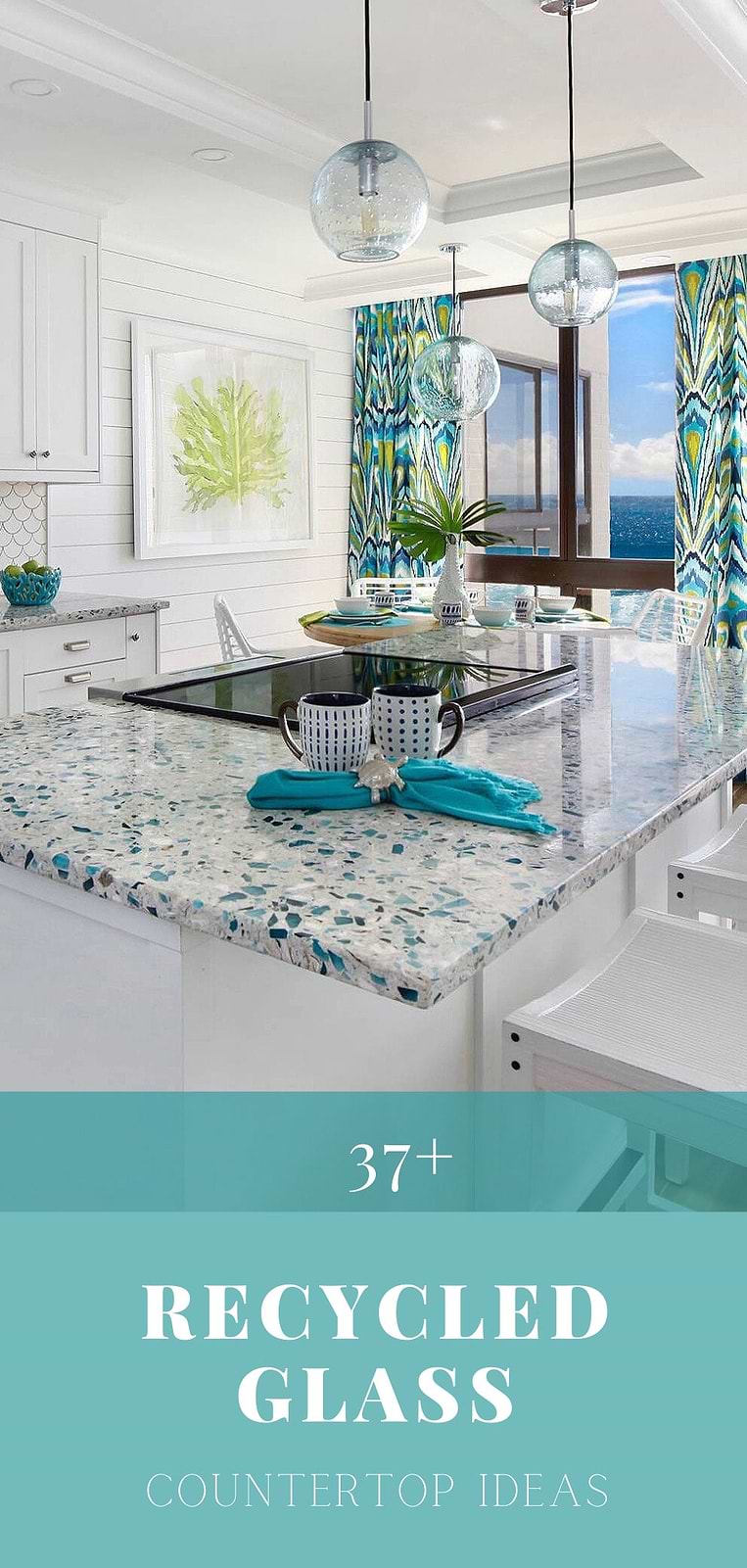 Recycled Glass Countertop #recycledcountertop #recycledglasscountertop #recycledglasscountertopkitchen #recycledcountertops #recycledcountertopskitchen #ecocountertop