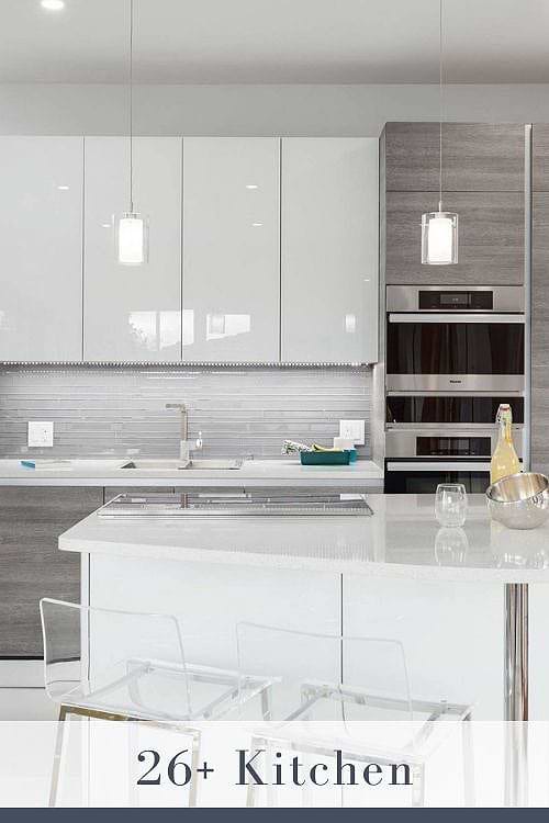 glass kitchen cabinets