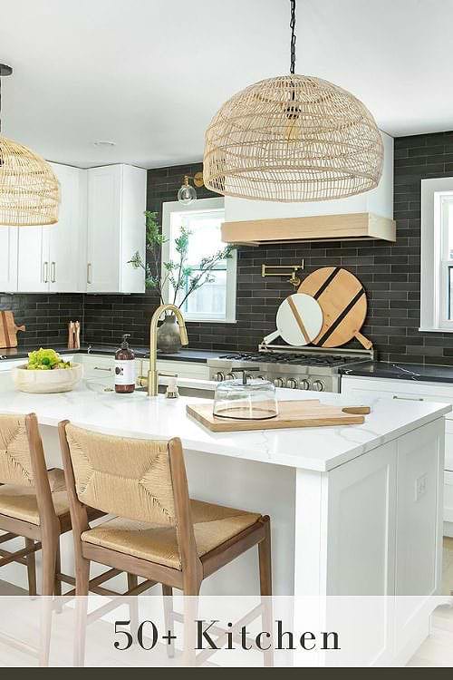 Black and White Kitchen