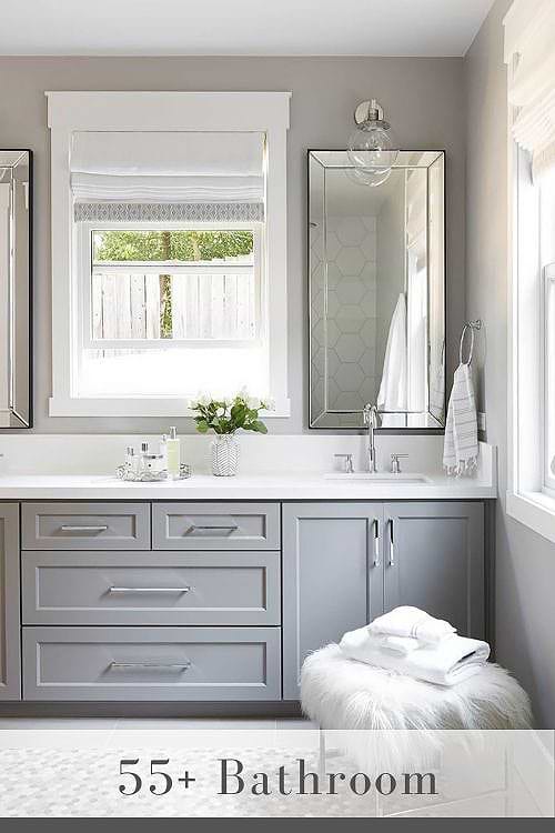 gray bathroom