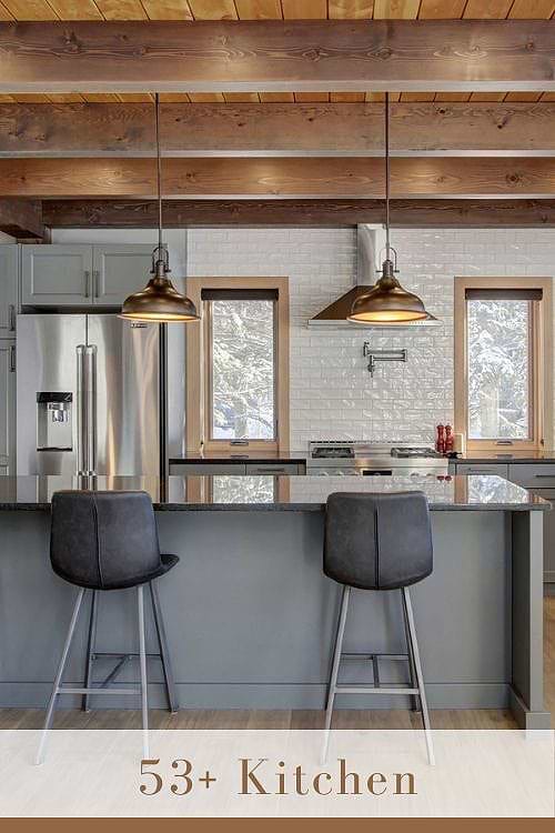 modern rustic kitchen