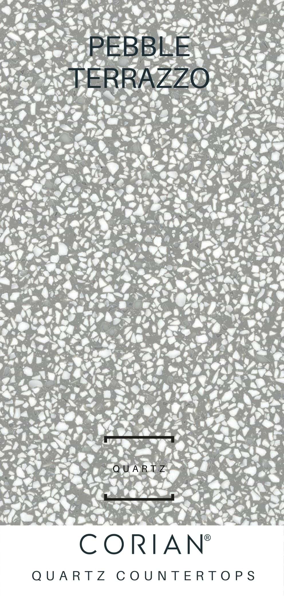 Corian Quartz Countertops Pebble Terrazzo