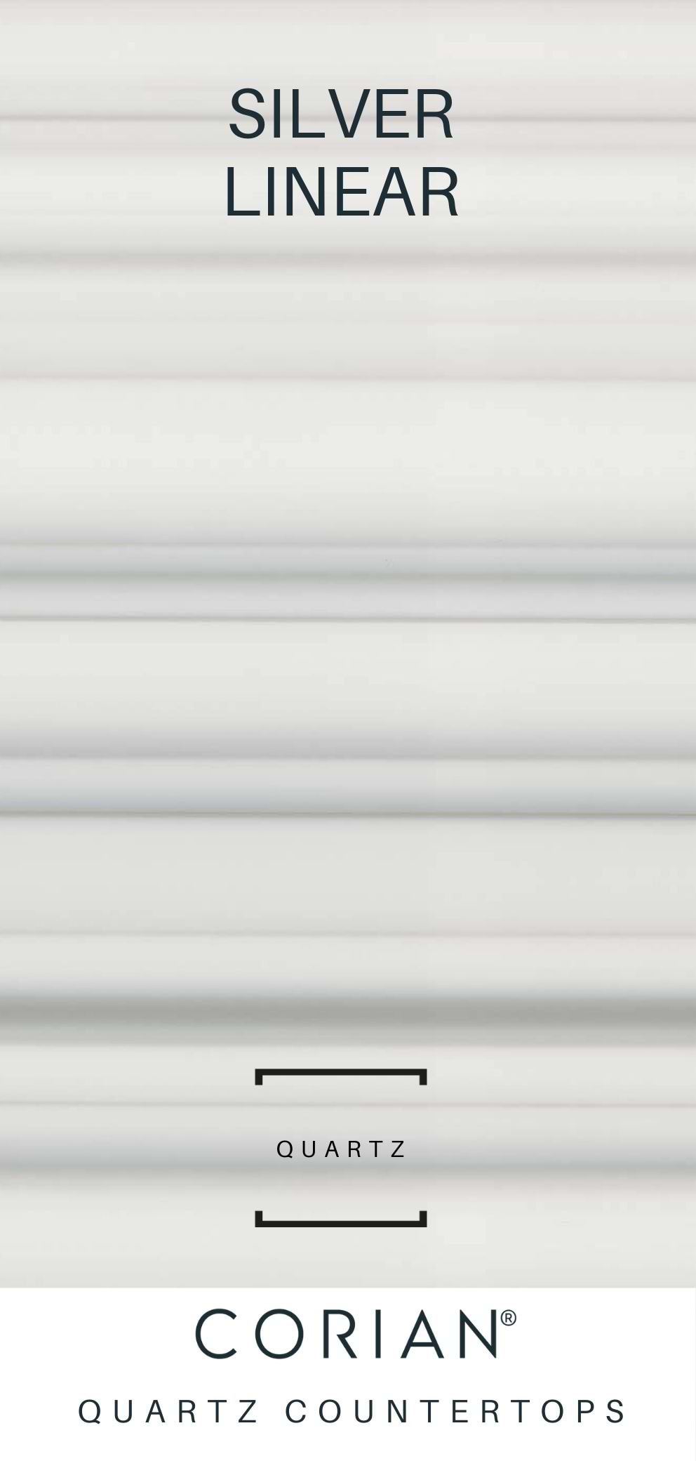 Corian Quartz Countertops Silver Linear