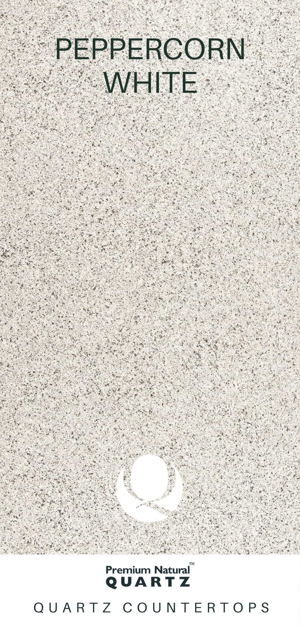 Premium Natural Quartz Peppercorn White