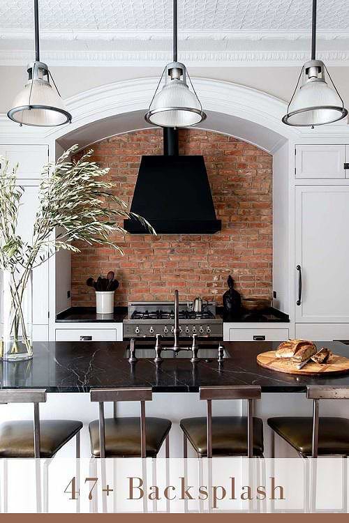 Brick Backsplash