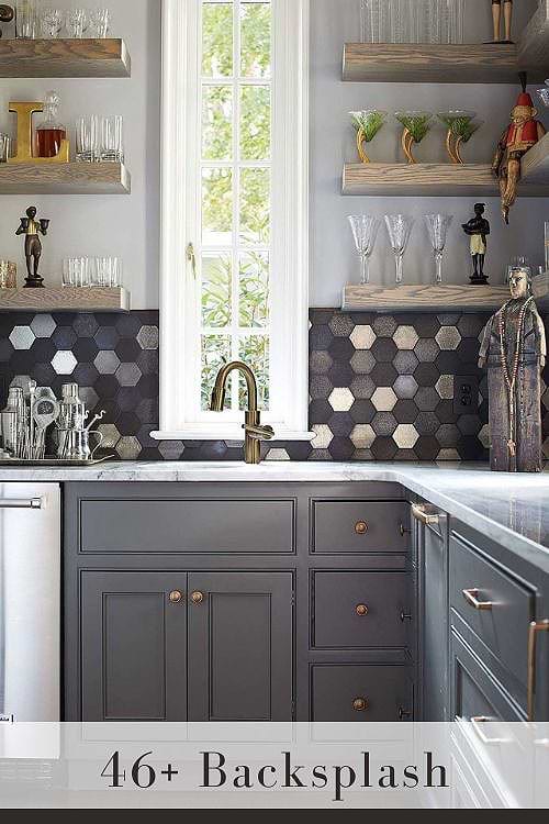 Hexagon Backsplash