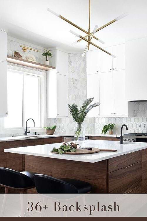 Picket Tile Backsplash