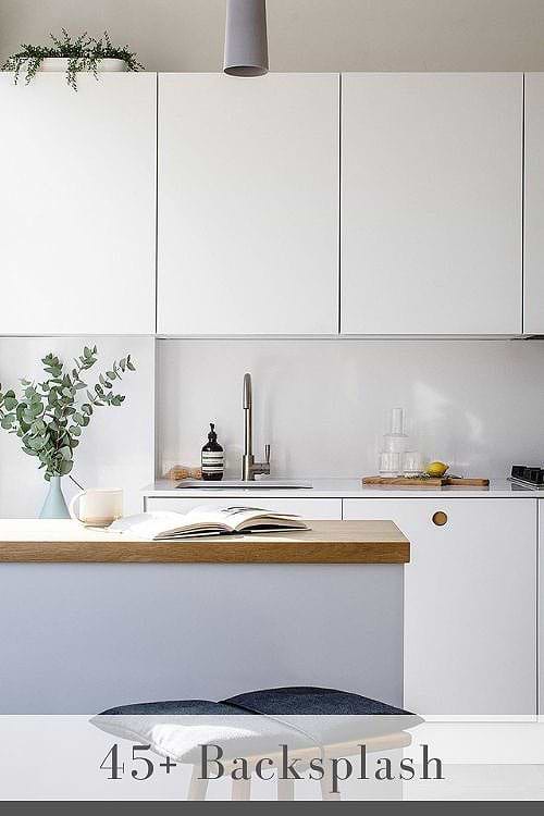 White Quartz Backsplash