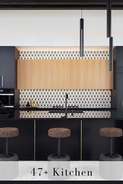 Backsplash for Black Countertops