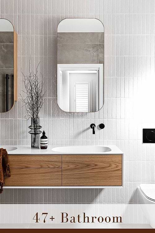Modern Bathroom Backsplash