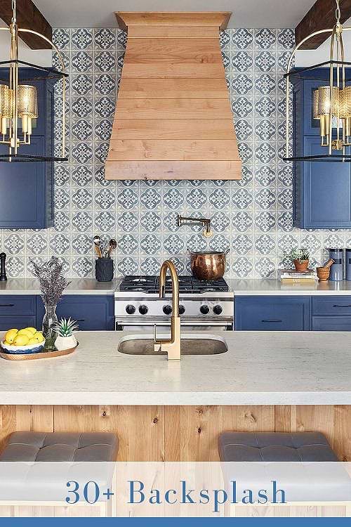 Spanish Tile Backsplash