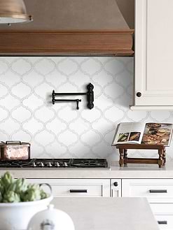 Beige Kitchen Mother of Pearl Waterjet Backsplash Tile BA7008