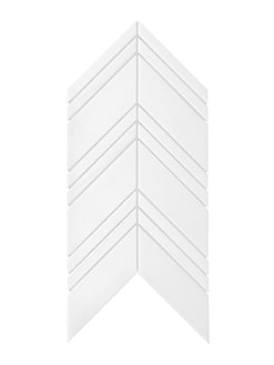 Large White Chevron Marble Backsplash Mosaic Tile BA6301 7