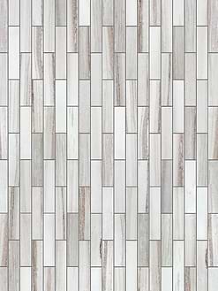Modern Subway Rosewood and Gray Marble Mosaic Backsplash Tile BA6315 2