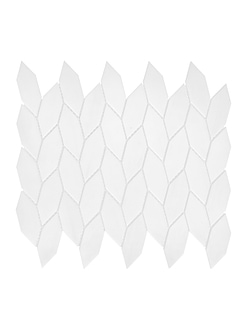 Modern White Marble Backsplash Mosaic Tile BA6303 10