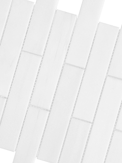 Modern White Subway Marble Backsplash Mosaic Tile BA6306 5