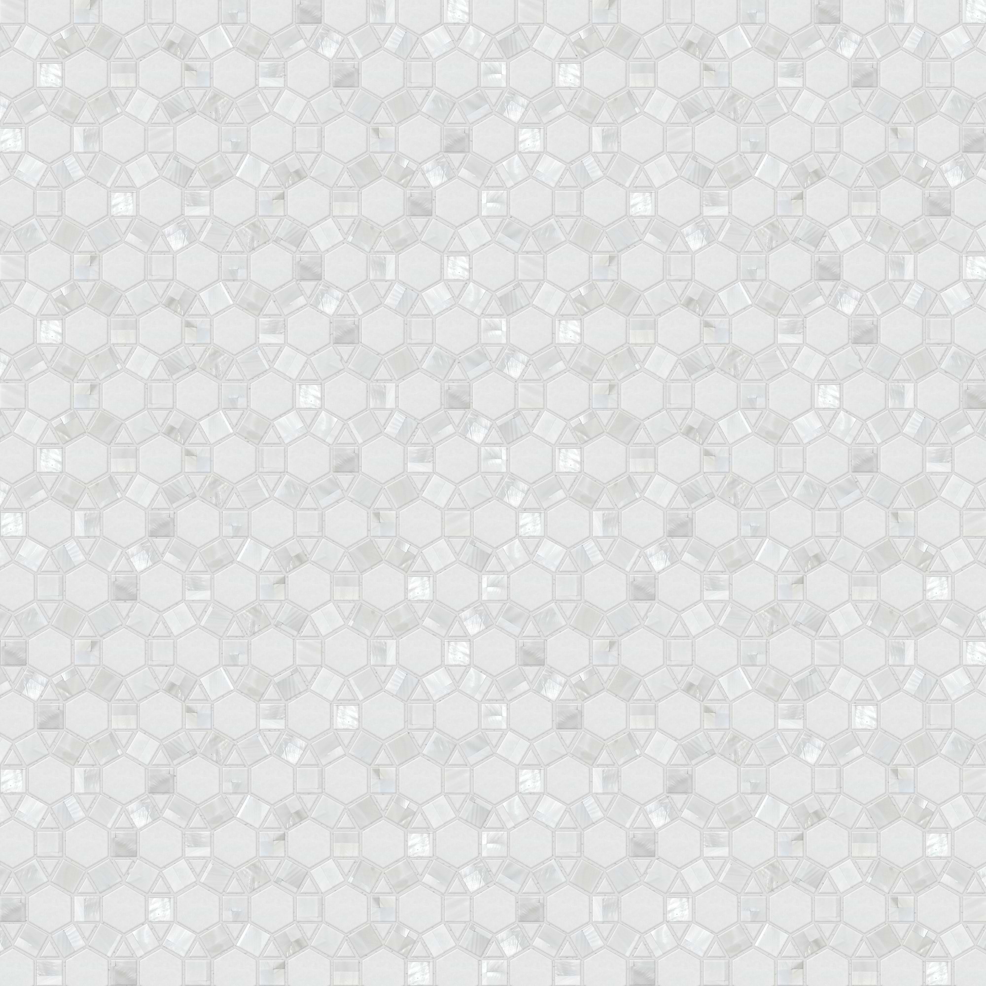 Pearl White Marble Mosaic Backsplash Tile BA7002 9