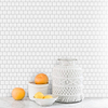 White Square Marble Backsplash Mosaic Tile BA6305 1