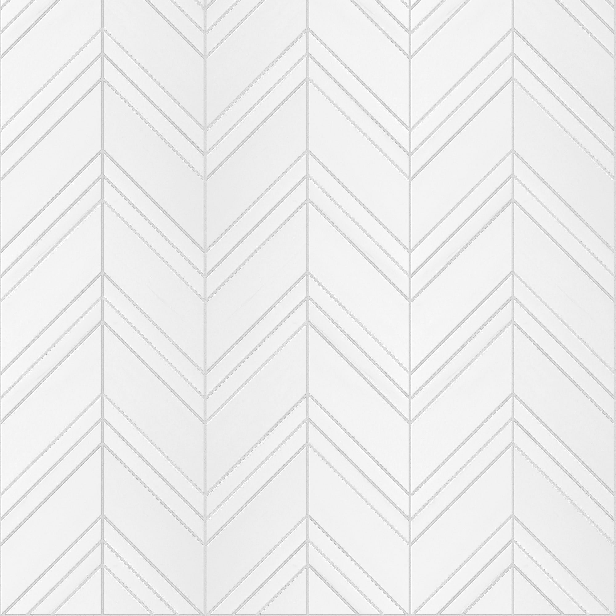 Large White Chevron Marble Backsplash Mosaic Tile BA6301 10