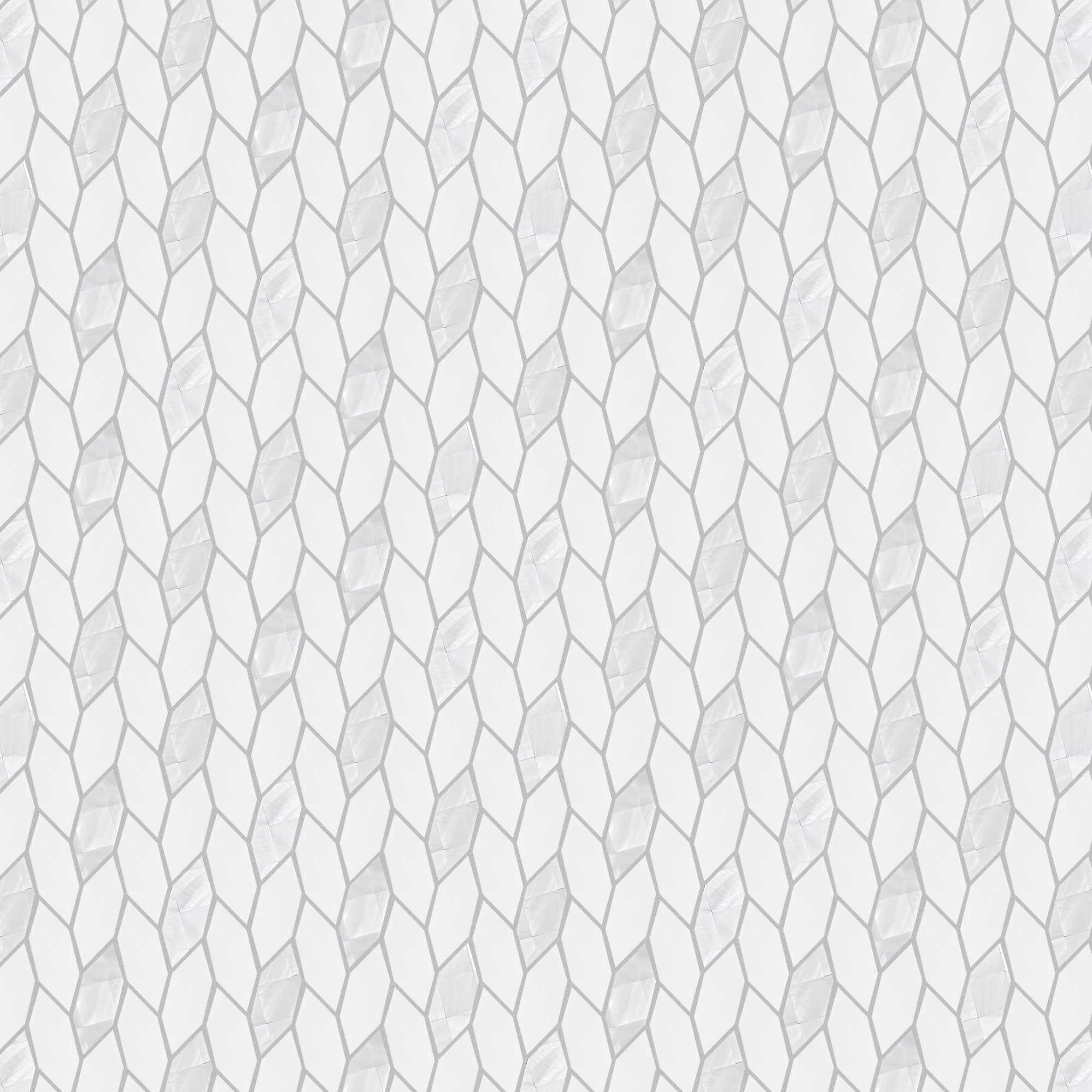Luxury White Mother of Pearl Marble Backsplash Tile BA7005 6