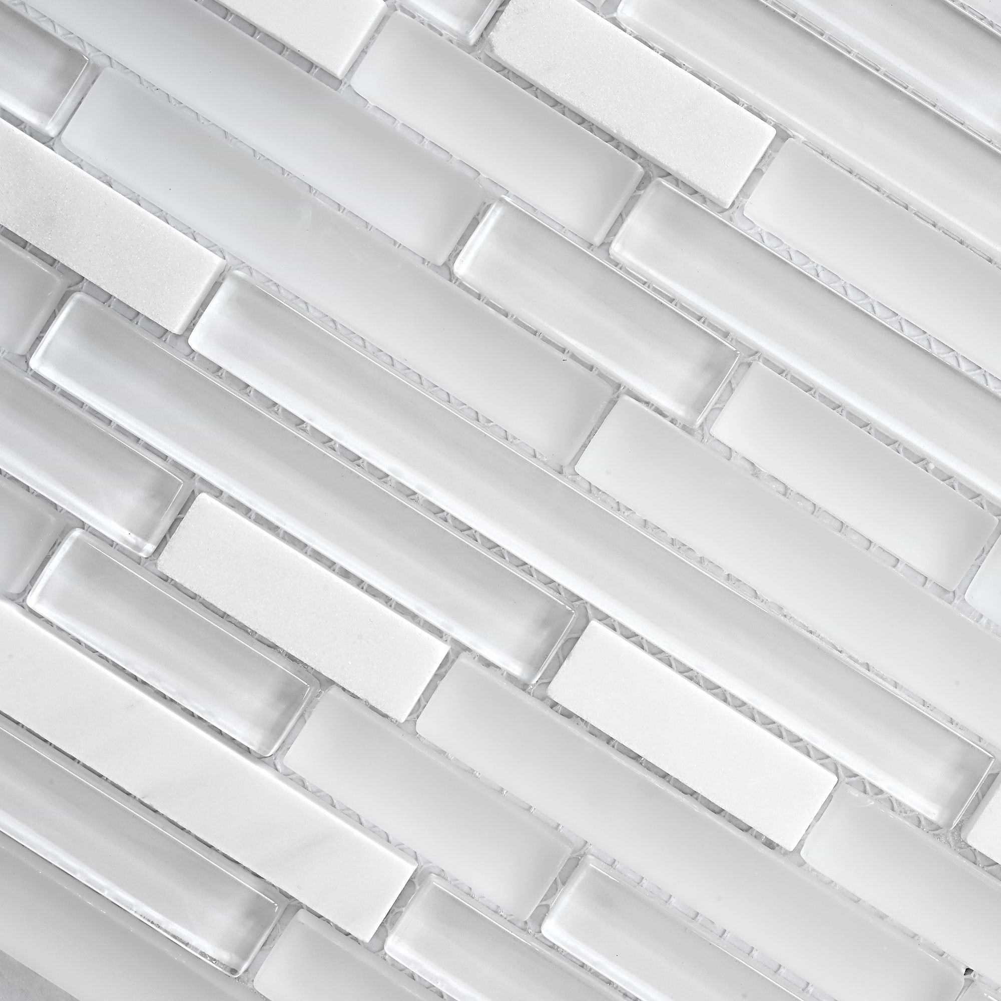 Modern White Marble Glass Kitchen Backsplash BA1012 6
