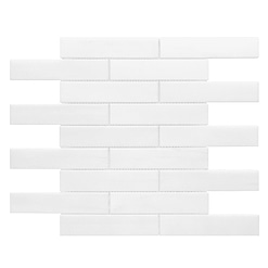 Modern White Subway Marble Backsplash Mosaic Tile BA6306 11